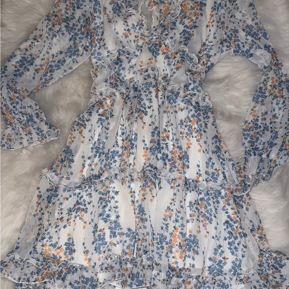 Floral Ruffle Dress